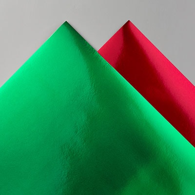 Red & Green Foil Sheets