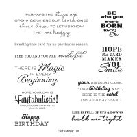 In Your Words Host Cling Stamp Set (English)