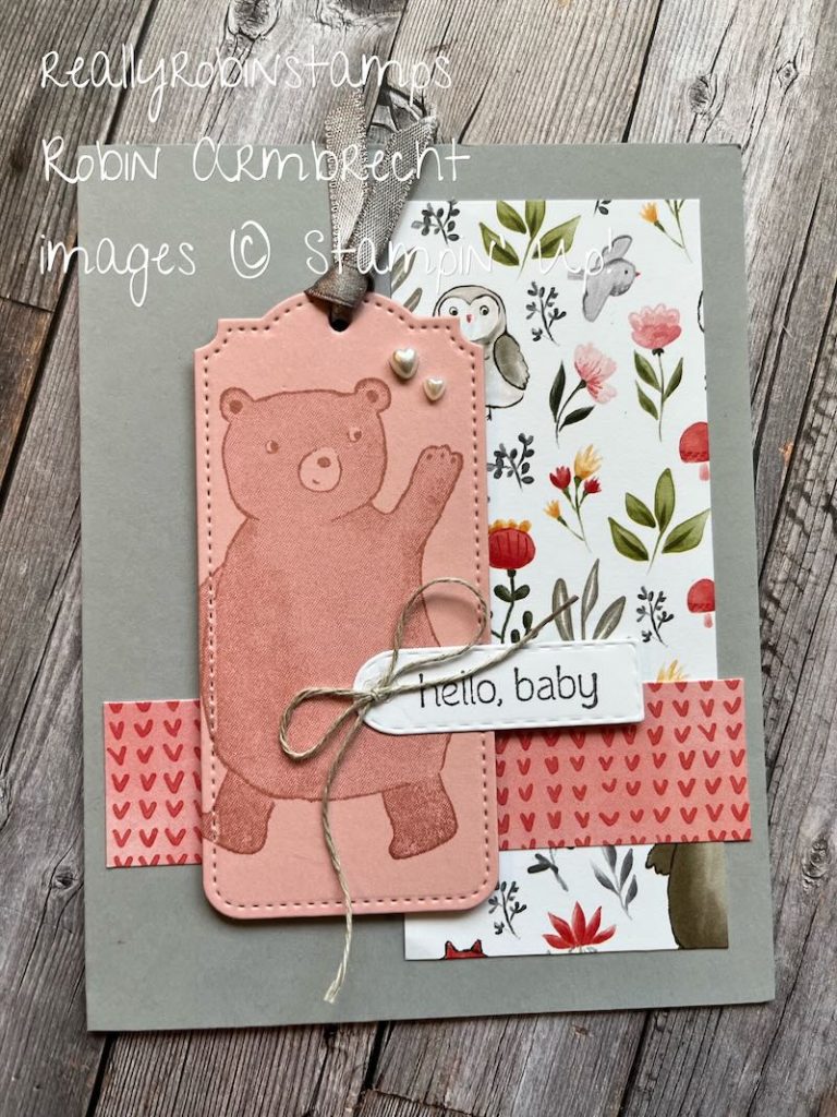 Using Tags in a Card Template Robin Armbrecht, Stampin' Up