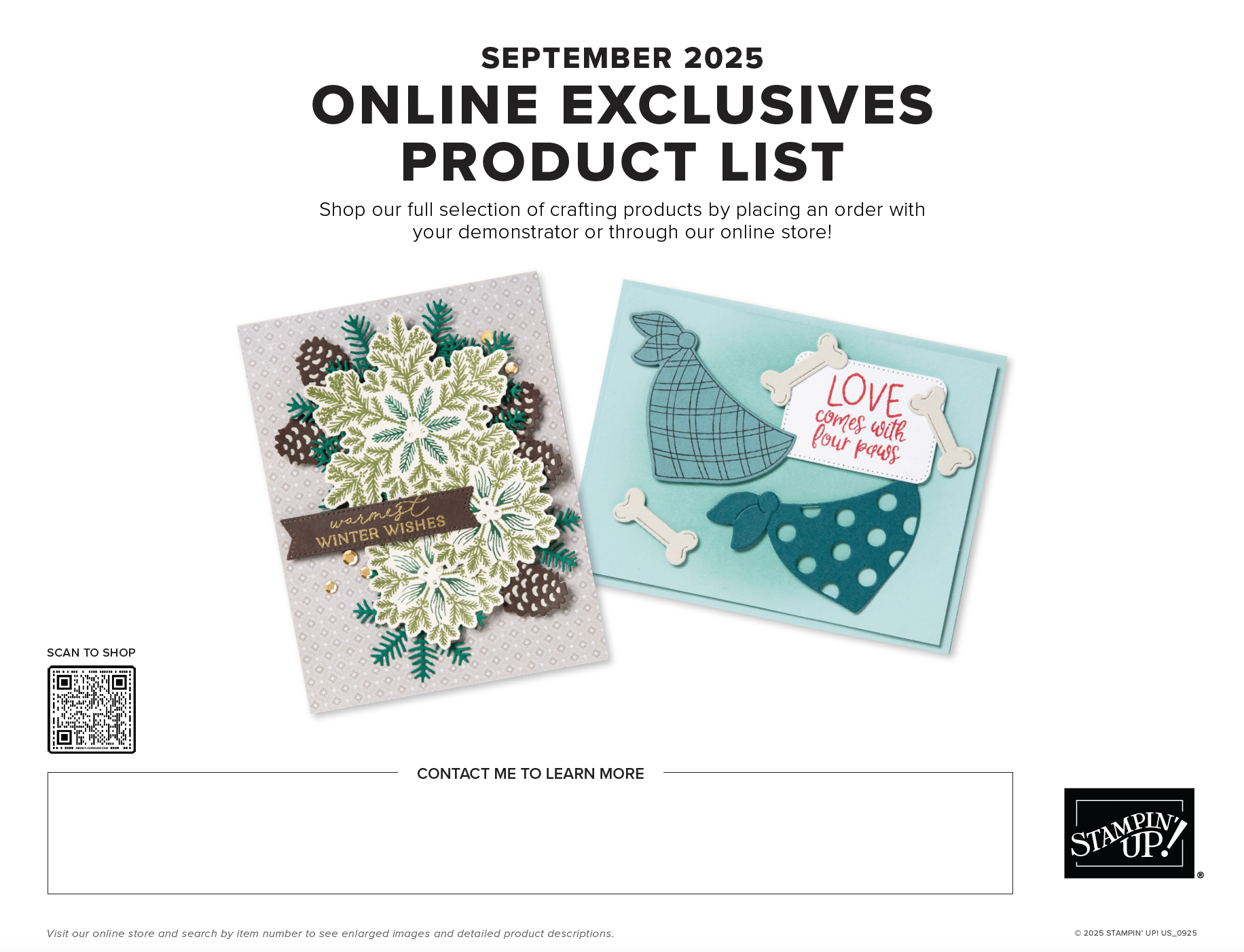 Sept 2025 Online Exclusives