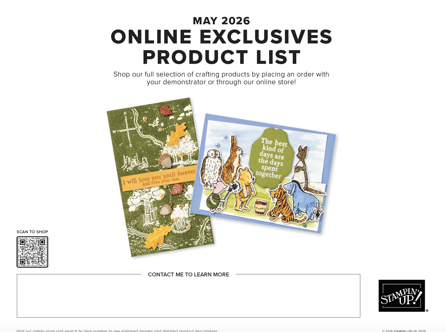 May 2026 Online Exclusives