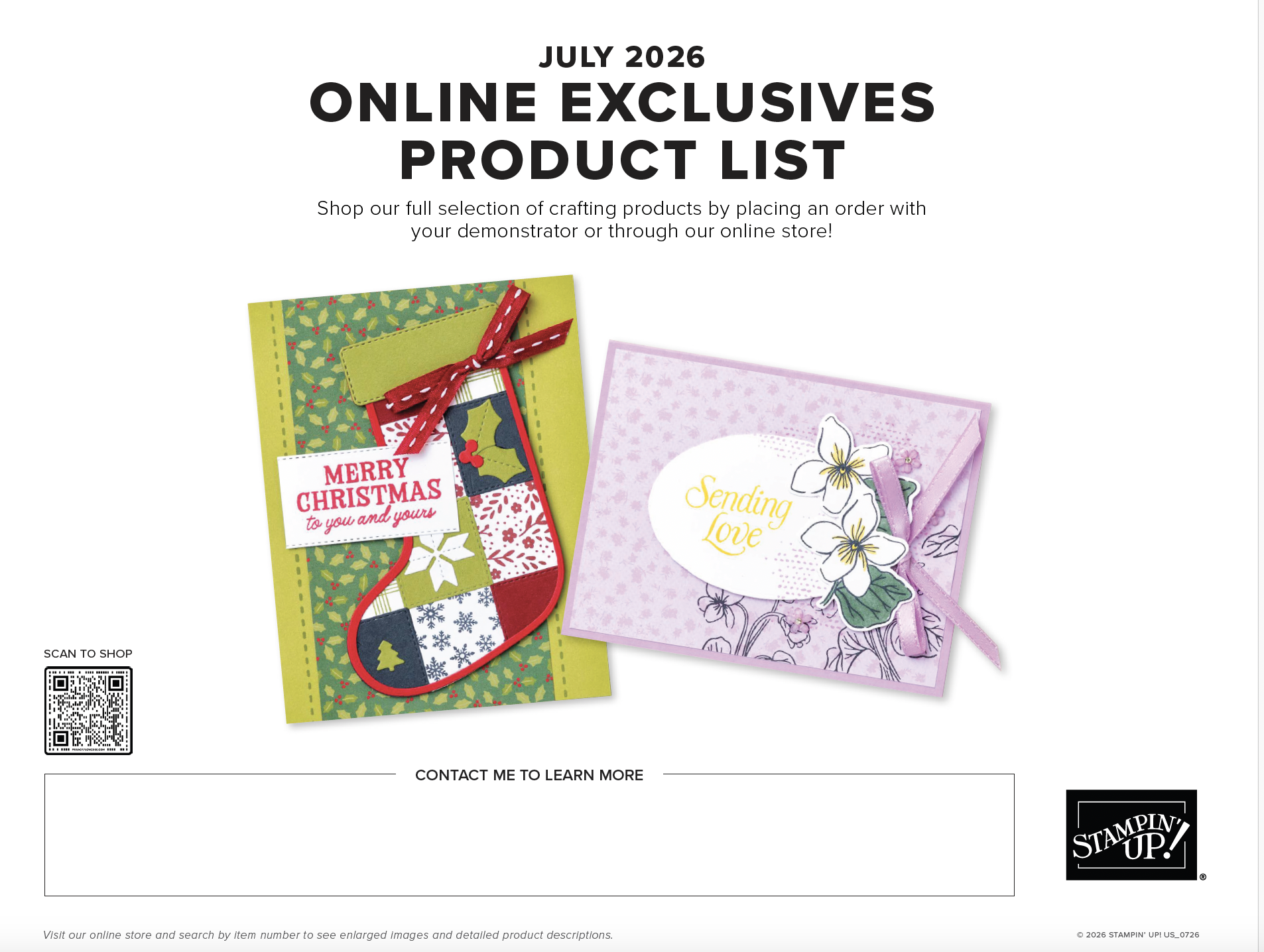 July 2026 Online Exclusives